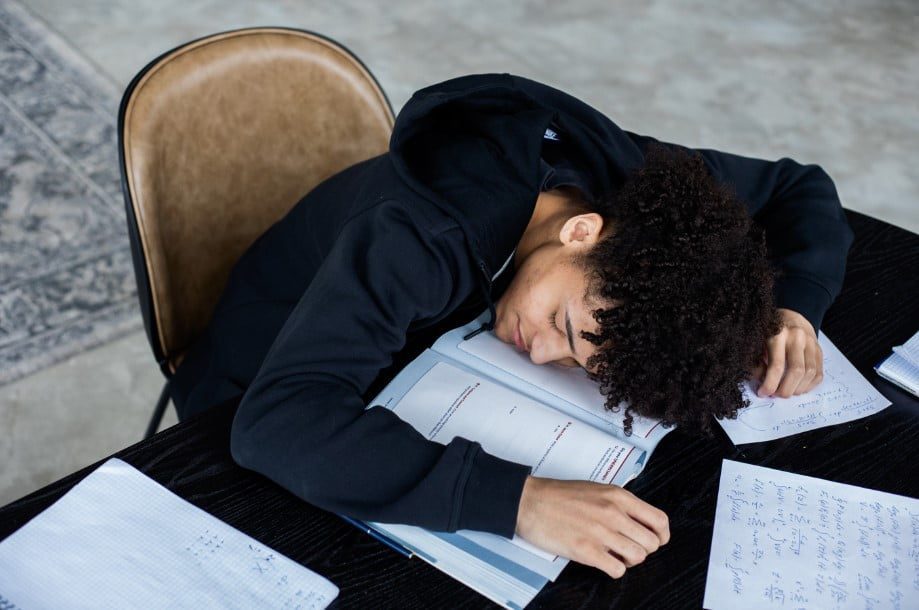 Tired after a meal? Nap on your desk.
