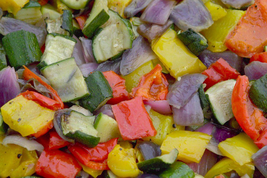 roasting vegetables makes them tasty