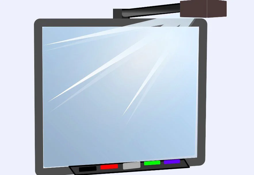 an interactive whiteboard